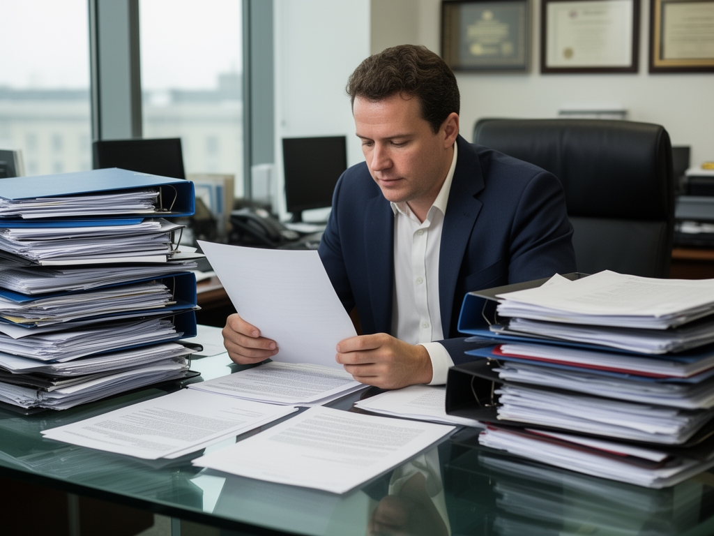 Открытый ноутбук с аналитическим дашбордом новостного сайта, показывающим трафик и вовлечённость аудитории, редакционный стол